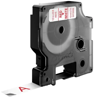 Labeltape Dymo LabelManager D1 polyester 12mm rood op wit van DYMO – productfoto 3 van 3