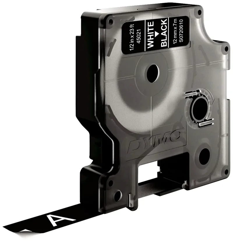 Beschriftungsband 45021 Schriftband weiß/schwarz von DYMO – Produktfoto 3 von 3