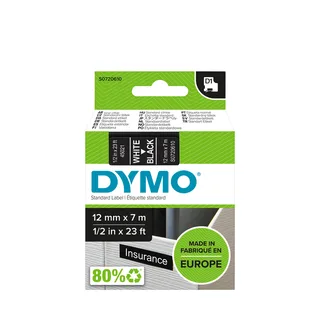 Beschriftungsband 45021 Schriftband weiß/schwarz von DYMO – Produktfoto 1 von 3