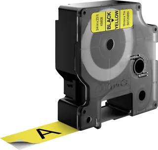 Labeltape Dymo LabelManager D1 polyester 19mm zwart op geel by DYMO – product photo 2 of 2