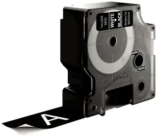 Labeltape Dymo LabelManager D1 polyester 24mm wit op zwart by DYMO – product photo 3 of 3