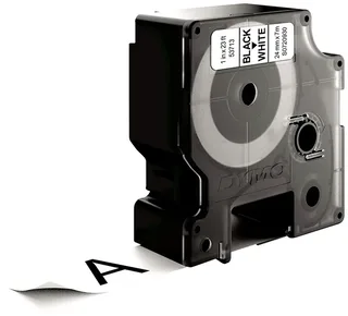 Labeltape Dymo LabelManager D1 polyester 24mm zwart op wit van DYMO – productfoto 3 van 3