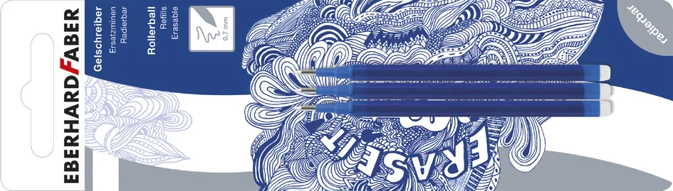 Ersatzmine für Gelschreiber Erase it!, blau de Eberhard Faber – photo produit