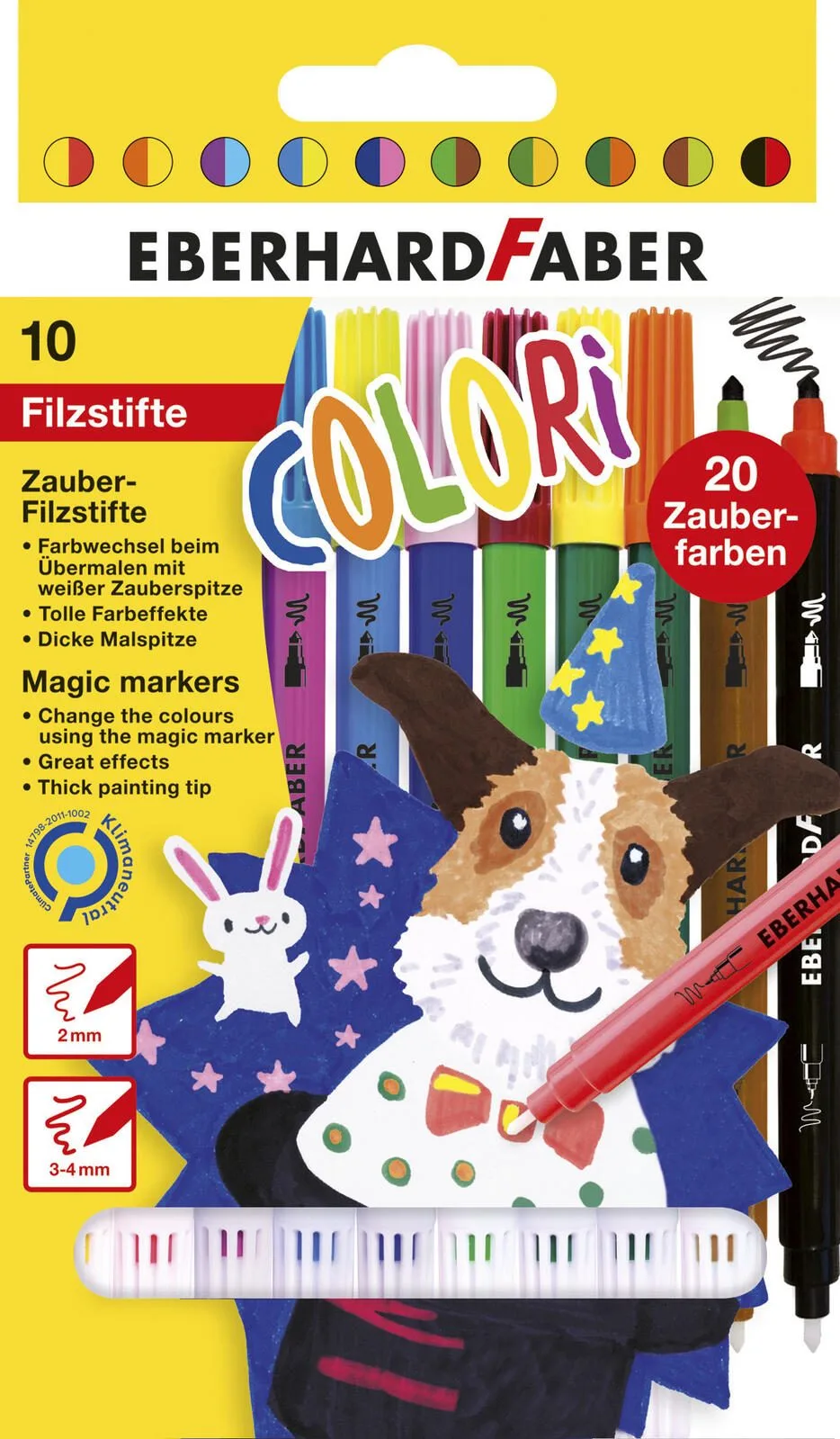 Filzstifte Mehrfarbig 1.0 mm von Eberhard Faber – Produktfoto