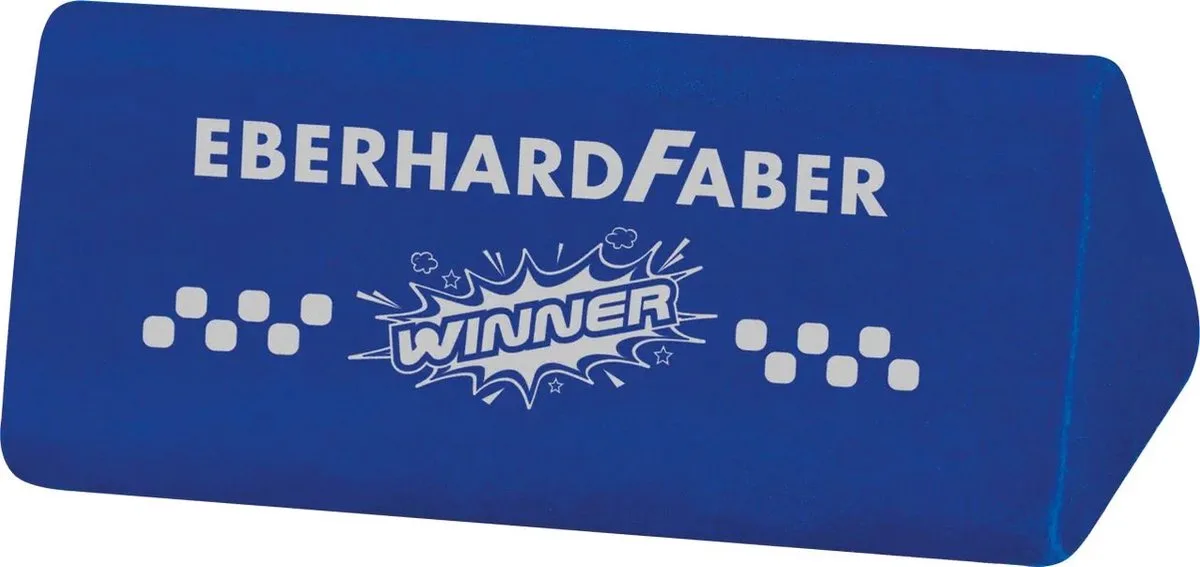 gum - Winner - driekantig - EF-585460 van Eberhard Faber in Blauw – productfoto
