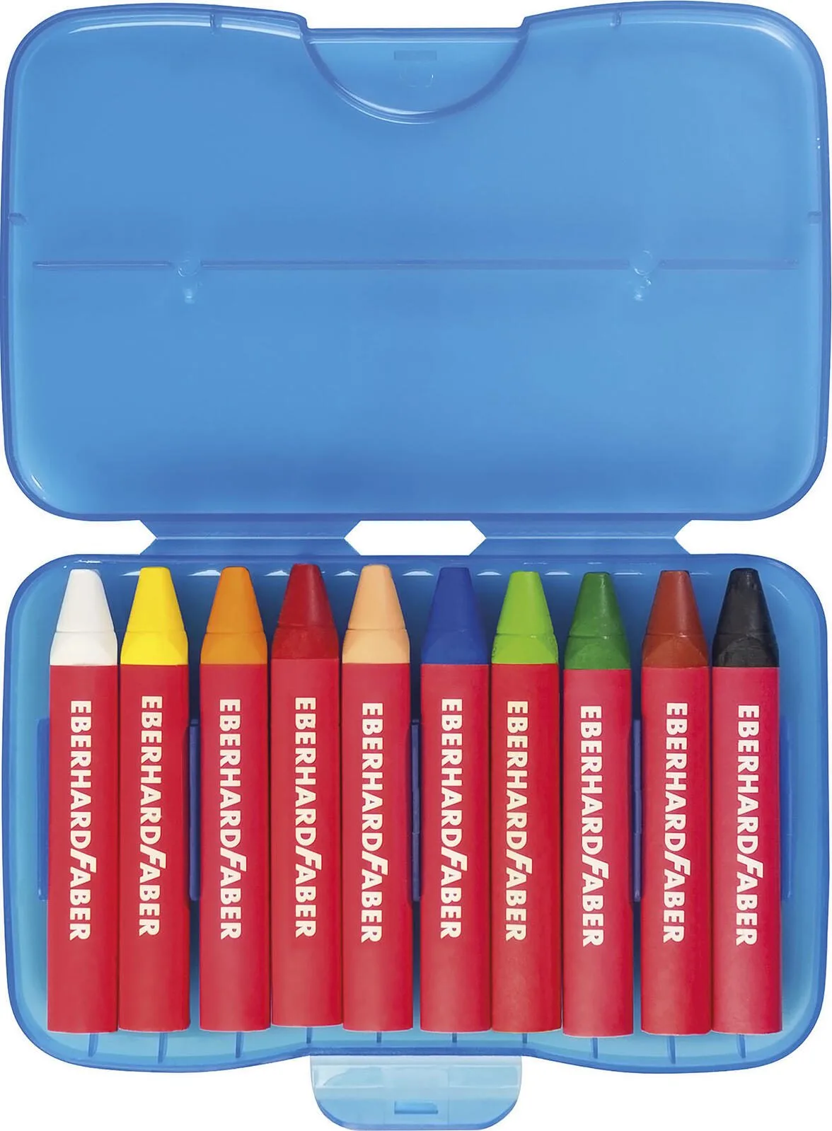 Wachsmalkreiden 10 Stifte St. van Eberhard Faber – productfoto