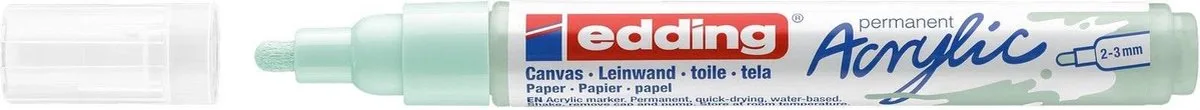 Acrylic marker - Medium punt - zacht by edding in Mint – product photo