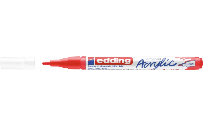 Acrylmarker edding e-5300 fijn verkeersrood by edding – product photo