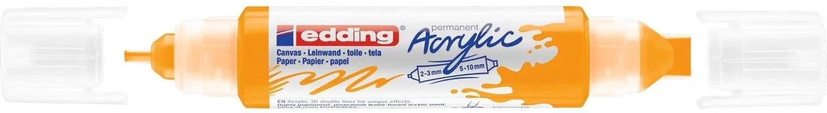 Acrylmarker edding e-5400 3d double liner zonnegl | 1 stuk van edding in Geel – productfoto