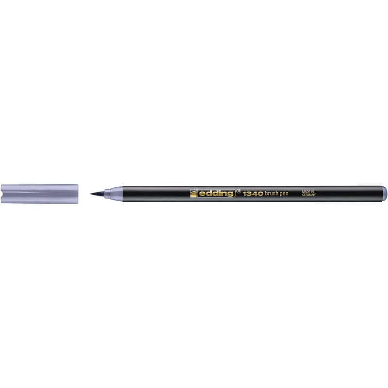 Brushpen edding 1340 zilvergrijs de edding – photo produit