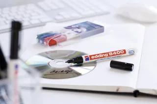 edding 8400 CD-DVD-BD Marker schwarz von edding – Produktfoto 2 von 2