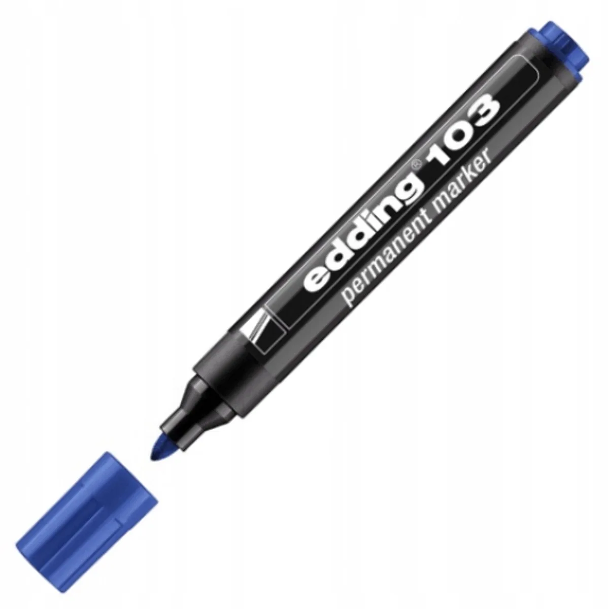 E-103 Permanent Marker - 1.5-3mm Punt van edding in Blauw – productfoto
