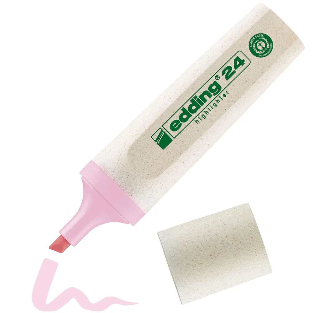 e-24 Textmarker Pink de edding – photo produit