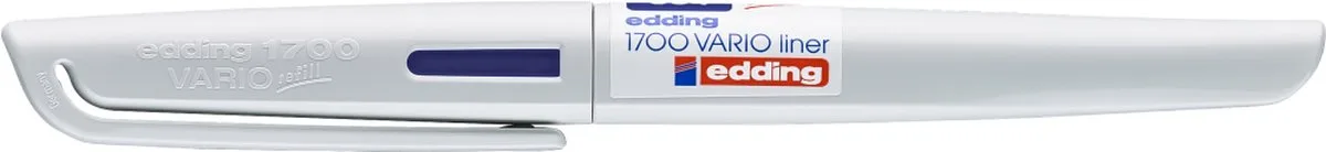 e1700 VARIO fineliner witte houder 3 metaal gevatte kunststo van edding in Blauw – productfoto