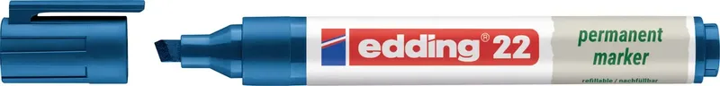 edding 22 permanent marker EcoLine 4-22003 Permanentmarker Blau wasserfest: Ja de edding – photo produit