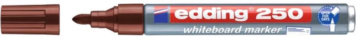 Edding 250 Whiteboard Marker von edding in Braun – Produktfoto