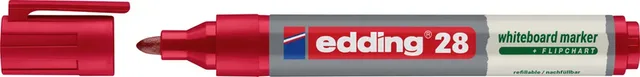 edding 28 4-28002 Whiteboardmarker Rood 1 stuk(s)