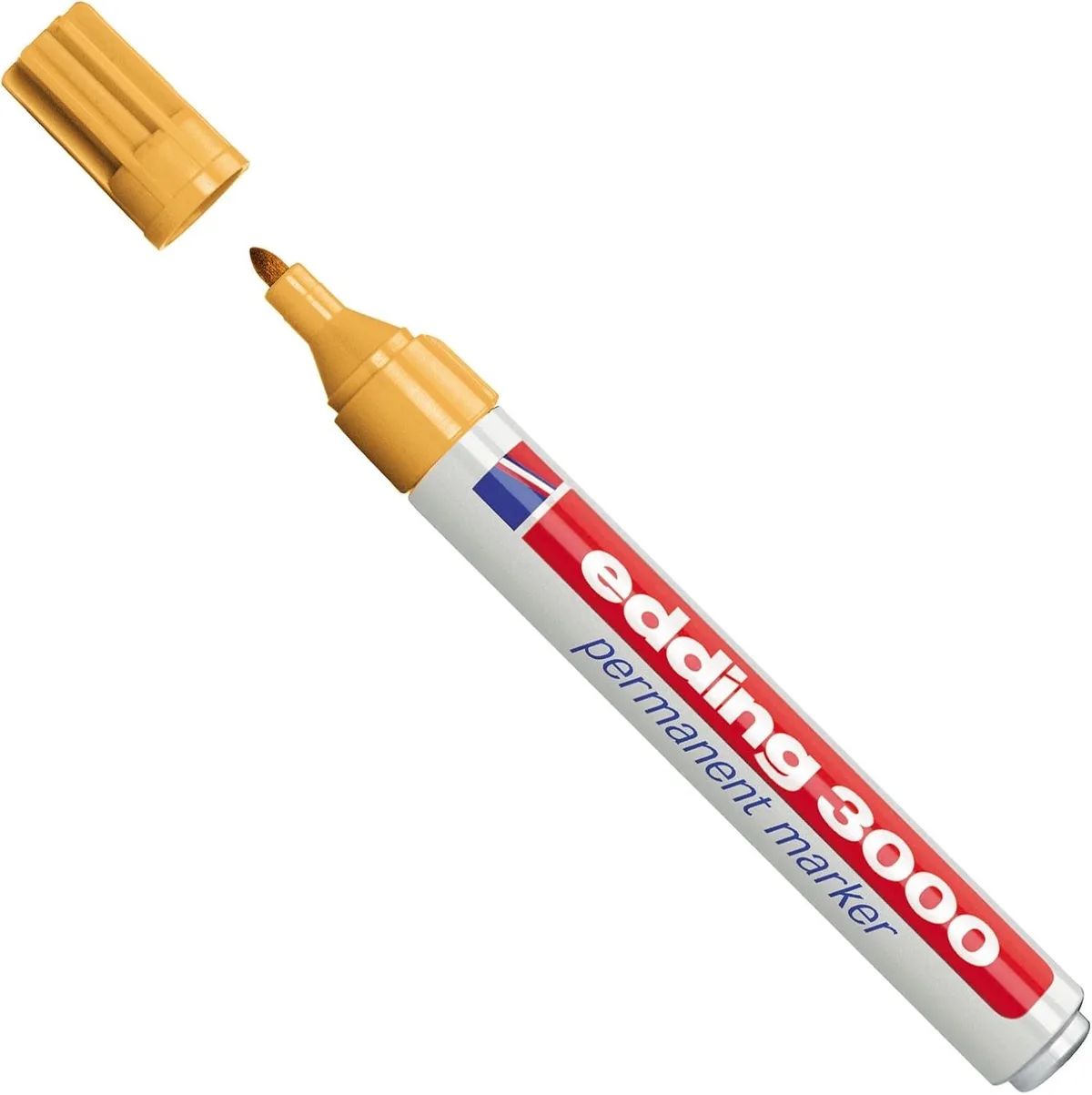 Edding 3000 Permanente Stift, 1.5-3mm Punt de edding en Okergeel – photo produit