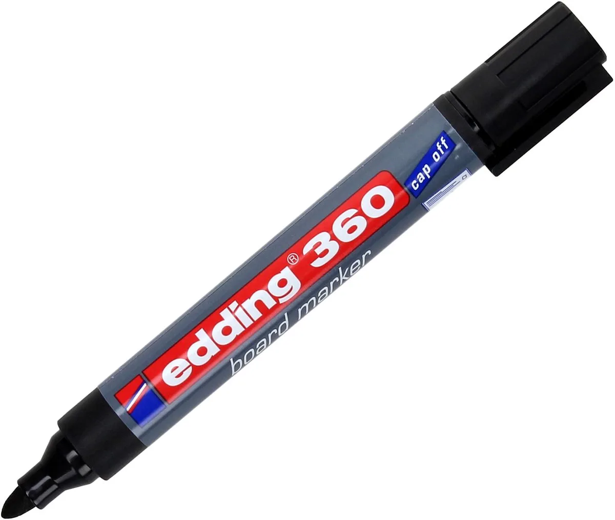Edding 360 Whiteboard Marker, Rond, 1,5-3 mm de edding en Noir – photo produit