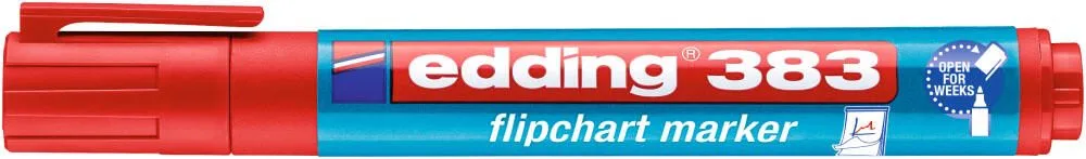 edding 383 Flipchart-Marker 1.0 - 5.0 mm Rot de edding – photo produit
