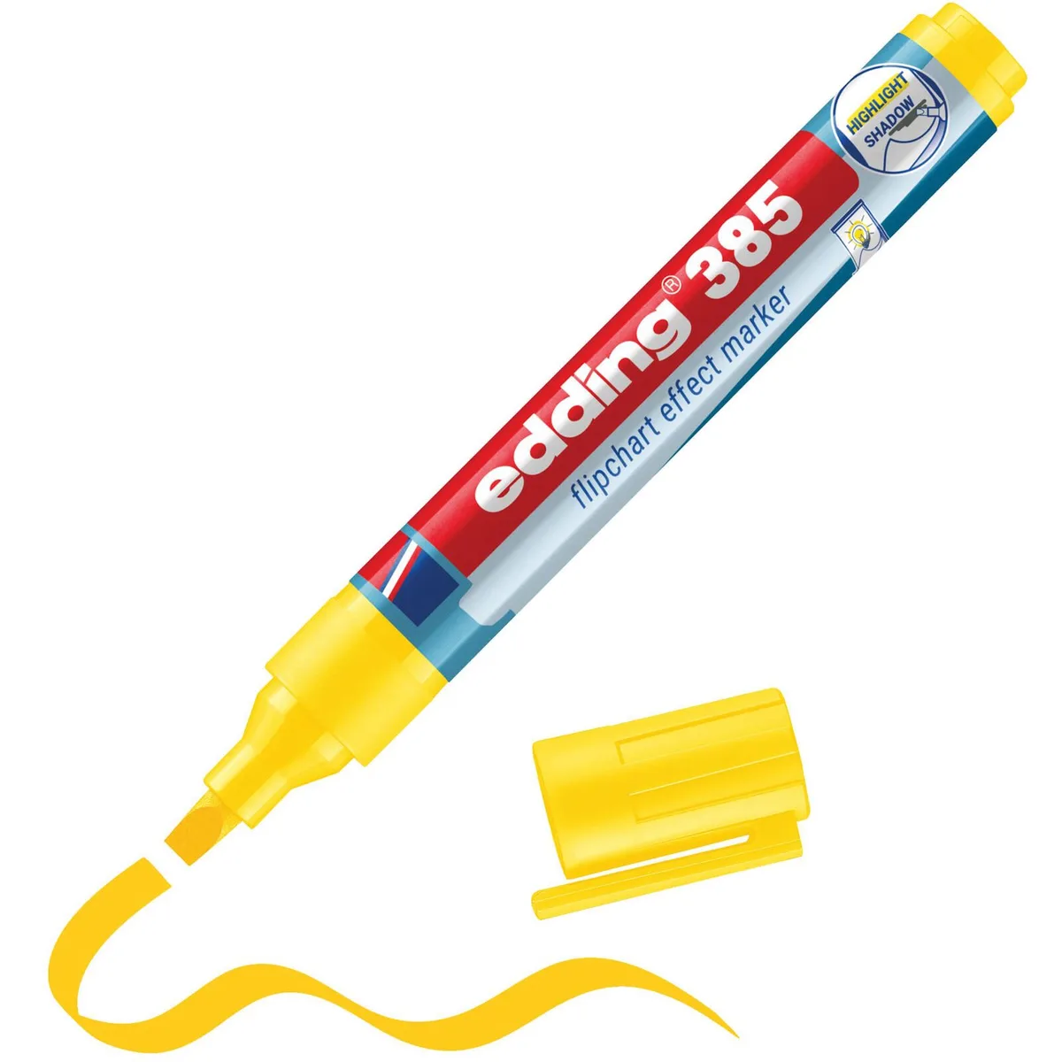 edding 385 Flipchart-Marker 1.0 - 5.0 mm gelb fra edding – produktbillede