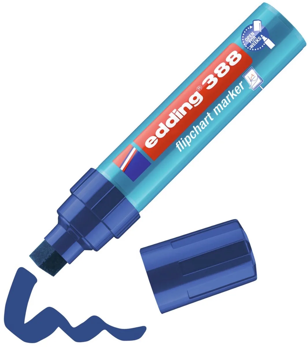 Edding 388 Flipchart Marker fra edding i Blå – produktbillede