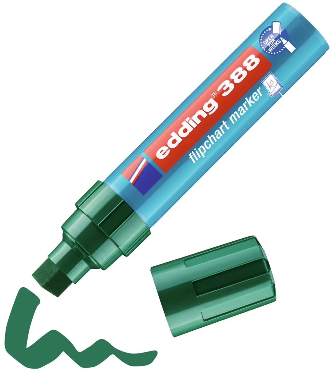 Edding 388 Flipchart Marker van edding in Groen – productfoto