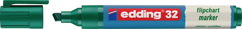 Edding 4-32004 Flipchartmarker 32 EcoLine Keilspitze 1 - 5 mm Grün 1 St. by edding – product photo