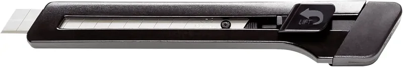 Edding 4-M9001 edding M 9 Cutter - 1 Cutter in schwarz - Cuttermesser im praktischen Kleinformat - Allzweckmesser, Teppichmesser, Tapetenmesser - Ersatzklingen de edding – photo produit