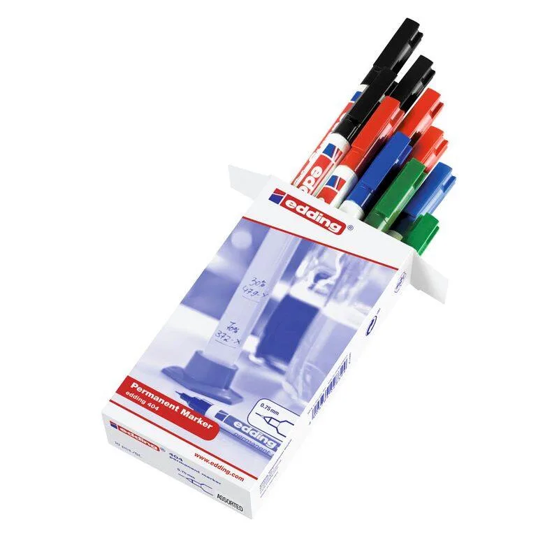 edding 404 Permanentmarker 0.75 mm Mehrfarbig van edding – productfoto