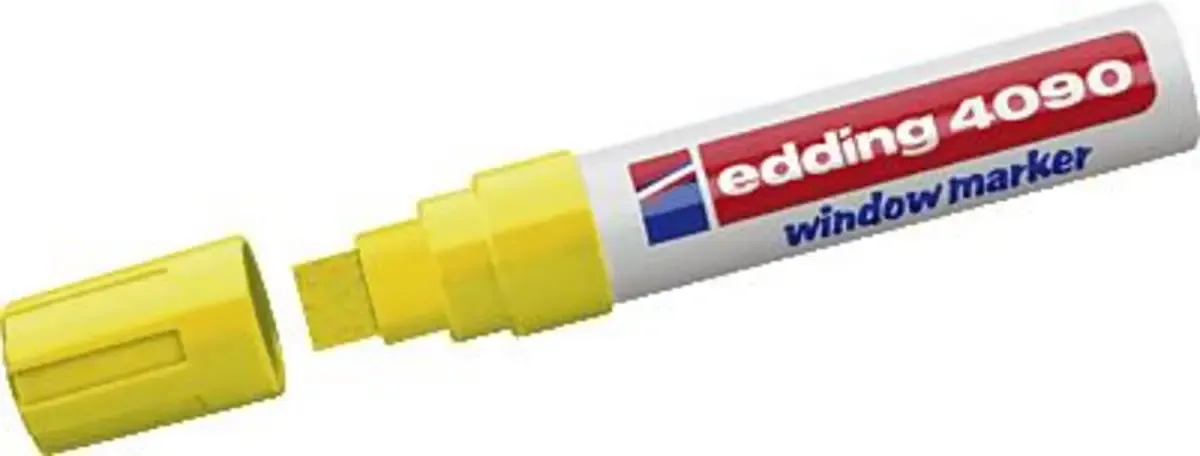 Edding 4090 4-4090065 Märkkrita Neongul 4 mm, 15 mm von edding – Produktfoto