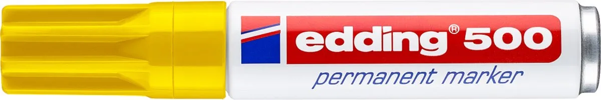Edding 500 Permanent Marker van edding in Geel – productfoto