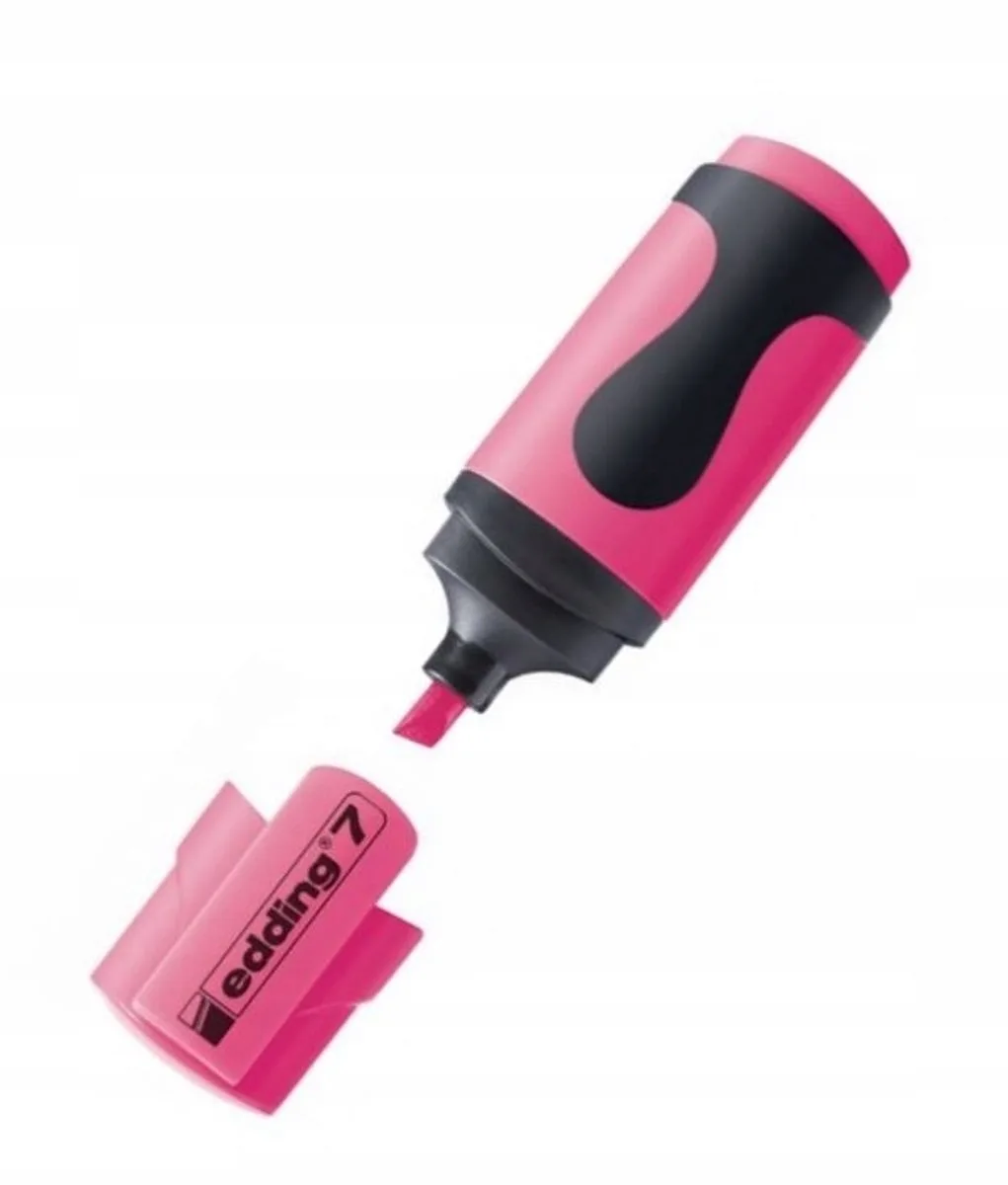Edding 7 Mini Fluorescerende Stift - 1-3 mm by edding in Pink – product photo