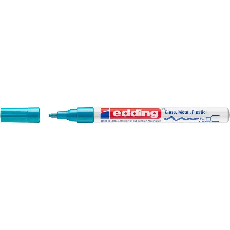 edding 751 Lackmarker 1.0 - 2.0 mm Blau von edding – Produktfoto