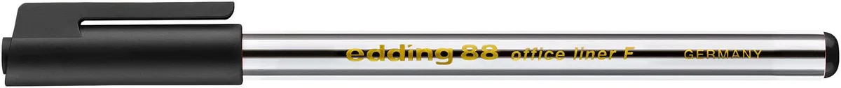 edding 88 Office Liner Fineliner 0.6 mm Schwarz de edding – photo produit