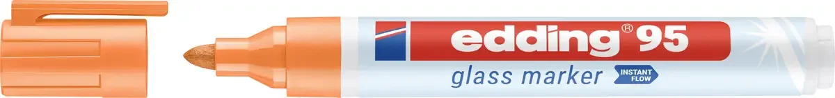Edding 95 4-95006 Marqueur pour verre 1.5 mm, 3 mm de edding en Orange – photo produit