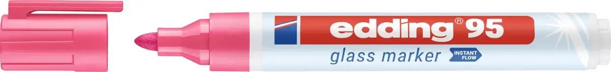 Edding 95 4-95009 Marqueur pour verre 1.5 mm, 3 mm N/A de edding en Rose – photo produit