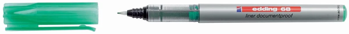 fineliner e-68 groen de edding en Vert – photo produit