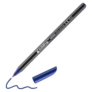 Fineliner edding 1200 003 fijn blauw by edding – product photo 2 of 2
