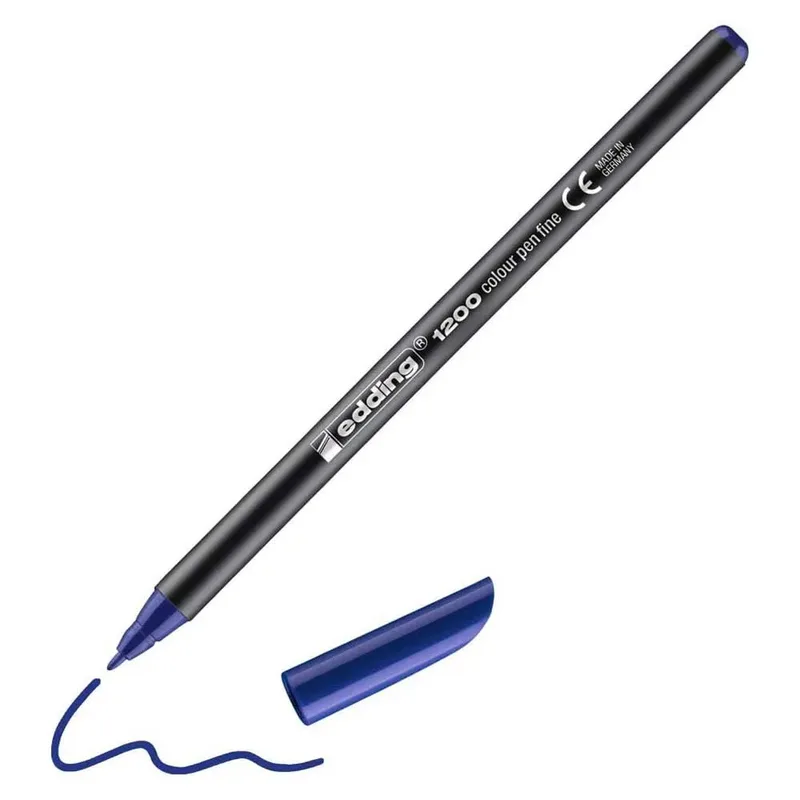 Fineliner edding 1200 003 fijn blauw by edding – product photo 2 of 2