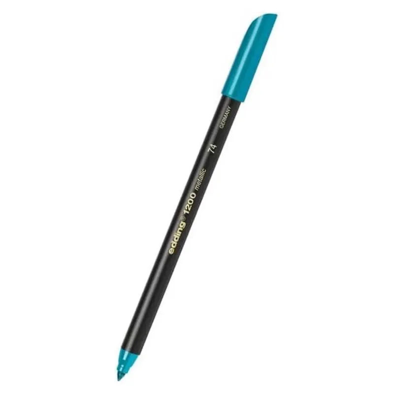 Fineliner edding 1200 074 fijn metallic groen by edding – product photo 2 of 2