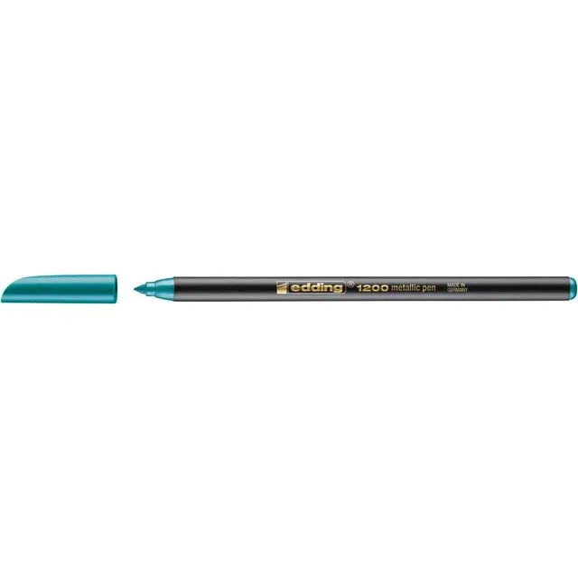 Fineliner edding 1200 f metallic groen | 10 stuks de edding – photo produit