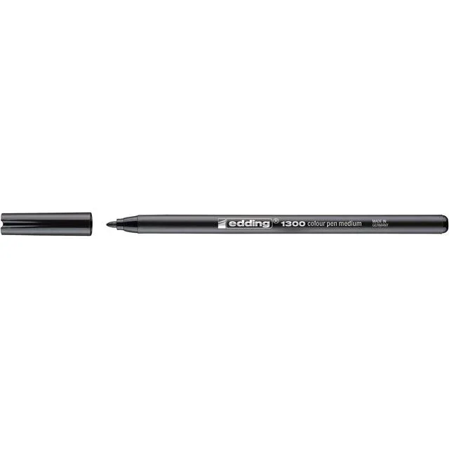 Fineliner edding 1300 m zwart | 100 stuks de edding – photo produit