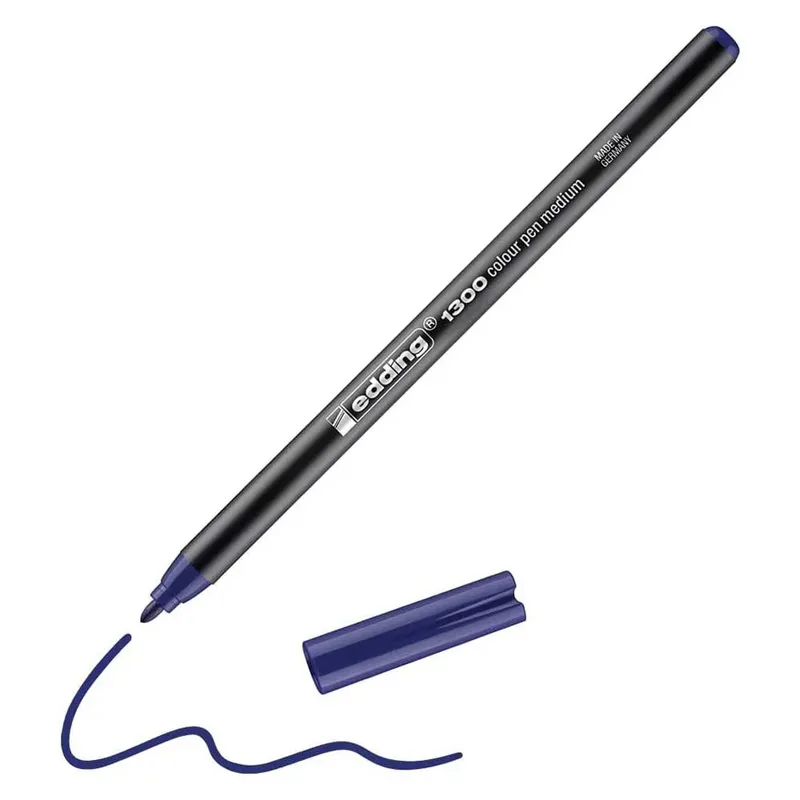 Fineliner edding 1300 medium blauw von edding – Produktfoto 2 von 2