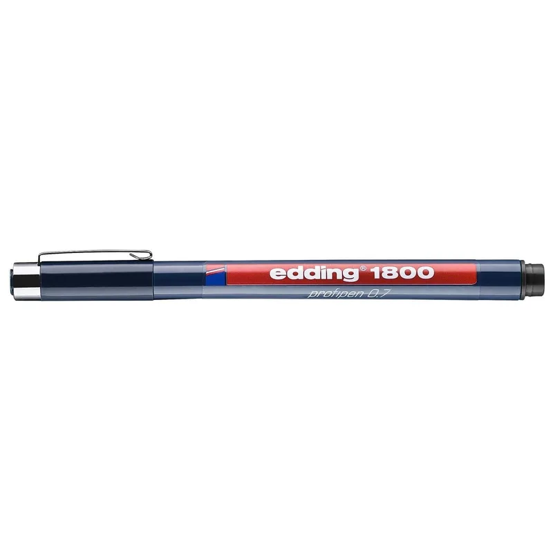 Fineliner edding 1800 0.7mm zwart fra edding – produktbillede