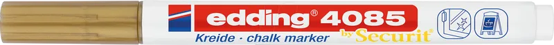Krijtstift edding 4085 by Securit rond 1-2mm goud fra edding – produktbillede