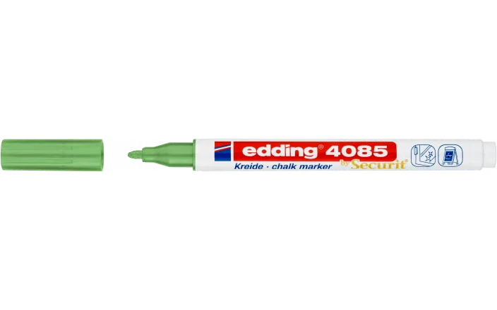 Krijtstift edding 4085 by Securit rond 1-2mm metallic groen de edding – photo produit