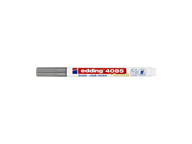 Krijtstift edding 4085 by Securit rond 1-2mm zilver de edding – photo produit
