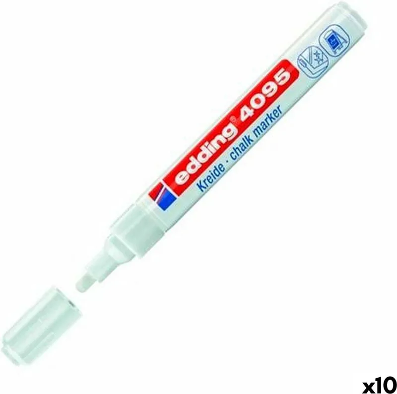 Krijtstift edding 4095 rond 2-3mm | 1 stuk | 10 stuks by edding in White – product photo