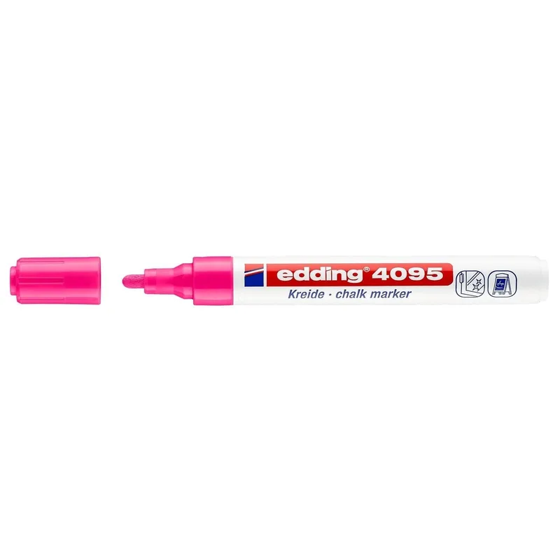 Krijtstift edding 4095 rond 2-3mm neon roze van edding – productfoto